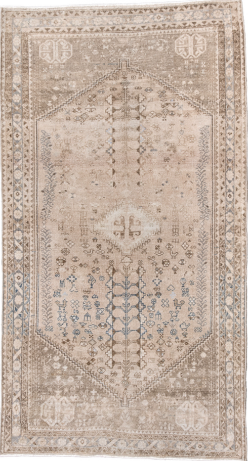 Antique Abadeh Area Rug (3' x 6')